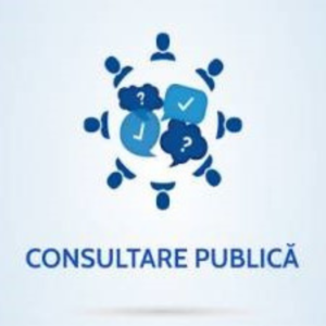 Anunț cu privire la organizarea consultărilor publice